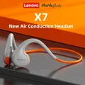 Cuffie a conduzione aerea originali Lenovo X7 Auricolari Bluetooth 5.3 senza fili Cuffie sportive a conduzione ossea Microfono con gancio per l'orecchio esterno