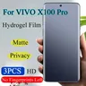 X100pro matte Displays chutz folie für vivo x100 pro Datenschutz Hydro gel Film x100pro Soft HD Voll