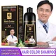 500ml Permanent Hair Shampoo Organic Natural Fast Hair Dye Plant Essence Hair Colorng Cream Cover