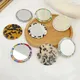 Simple Acetic Acid Small Round Mirror Compact Portable Makeup Mirror Handheld Makeup Mirror Japanese