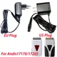2-Prong Charger EU US Plug For Andis 17170 17205 Electric Shaver Razor Trimmer Power Adapter