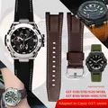 Genuine Leather Watch Strap For Casio G-SHOCK GST-210/W120L/S130L/S310 GST-B100 W300/400G Notched