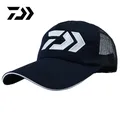 DAIWA Spring Summer Men Women Fishing Hat Breathable Mesh Cap Adjustable Sunshade Hat Outdoor Sports