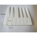 1set 52pcs Piano tuning and repair tools piano accessories white key skins piano keys