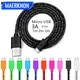 0.5/1m/2m/3m Micro USB Cable 3A Braided Data Sync USB Charger Cable For Samsung S7 HTC LG Huawei