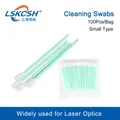 LSKCSH High quality 100pcs/ pack non-woven cotton laser cleaning swabs for fiber laser protective