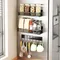 3pc Magnetic Spice Rack For Refrigerator Side Spice Storage Shelf Household Fridge Magnetic Shelf