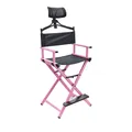 Outdoor Modern Portable All Aluminium Lounge Chair with Headrest - Portable Makeup Artist/Beach