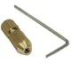 2.3mm Brass 2.35mm Drill Chuck Electric Motor Shaft Clamp Fixture Chuck 0.8mm-1.5mm Drill Bit With