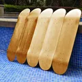 1x 7 Tier Maple Wood Blank Skateboard Blank Skate Board Deck DIY Hand-painted Longboard Deck Sliding