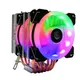 CPU Cooler High Quality 6 Heat-Pipes Dual-Tower Cooling 9cm RGB Fan LED Fan Support 3 Fans 3PIN CPU