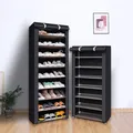 Multi-layer Simple Shoe Cabinet DIY Assembled Space-saving Shoe Organizer Shelf Home Dorm Storage