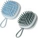 3pcs Silicone Shampoo Brush Bathing Massage Brush silicon back scrubber handheld shampooer infant hair brush hair washing massage brush scalp scrubber Silica gel baby Spa hair comb