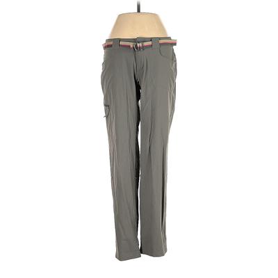 Eastern Mountain Sports Casual Pants - High Rise Straight Leg Boyfriend: Gray Bottoms - Women's Size 0