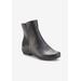 Extra Wide Width Women's Elsie Bootie by Ros Hommerson in Black Leather (Size 6 1/2 WW)