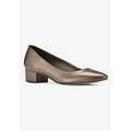 Extra Wide Width Women's Heidi Ii Pump by Ros Hommerson in Bronze Leather (Size 10 WW)