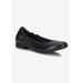 Women's Tess Flat by Ros Hommerson in Black Leather (Size 9 M)