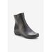 Extra Wide Width Women's Elsie Bootie by Ros Hommerson in Black Leather (Size 8 WW)