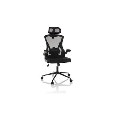 Bürostuhl / Chefsessel ARIGANO Netzstoff / Stoff schwarz hjh OFFICE Image