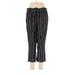 Anne Klein Linen Pants - High Rise: Black Bottoms - Women's Size 8