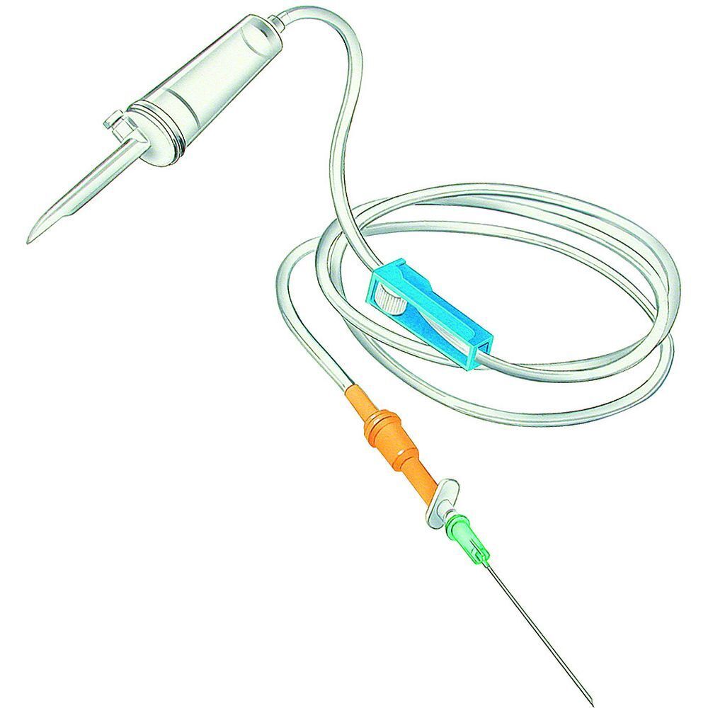 Safety Deflussore Normal Set con Ago 1 pz di infusione