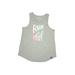 Adidas Active Tank Top: Gray Graphic Sporting & Activewear - Kids Girl's Size 16