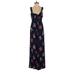 Madewell Jumpsuit Plunge Sleeveless: Blue Floral Jumpsuits - Women's Size 00