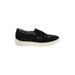 Naturalizer Sneakers: Slip-on Platform Casual Black Solid Shoes - Women's Size 9 1/2 - Almond Toe