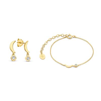 Violet Hamden Geschenkset Violet's Gift gold und weiß - 925 sterling silver vergoldung Gold, Weiß Damen
