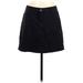 Eddie Bauer Casual Skirt: Black Solid Bottoms - Women's Size 6