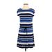 Gap Casual Dress - A-Line: Blue Print Dresses - Women's Size X-Small