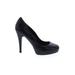 Nine West Heels: Pumps Stilleto Cocktail Party Black Print Shoes - Women's Size 9 - Round Toe