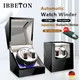 IBBETON Automatic Luxury Watch Winder Mabuchi mute motor Carbon Fiber Watches Box Jewelry Display