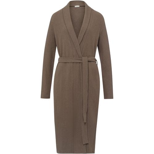 Hanro Morgenmantel Damen taupe, L