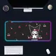 Hallo Kitty kuromi my melody RGB Pc Gamer Tastatur Maus Pad Mousepad LED Leuchtende Maus Matten