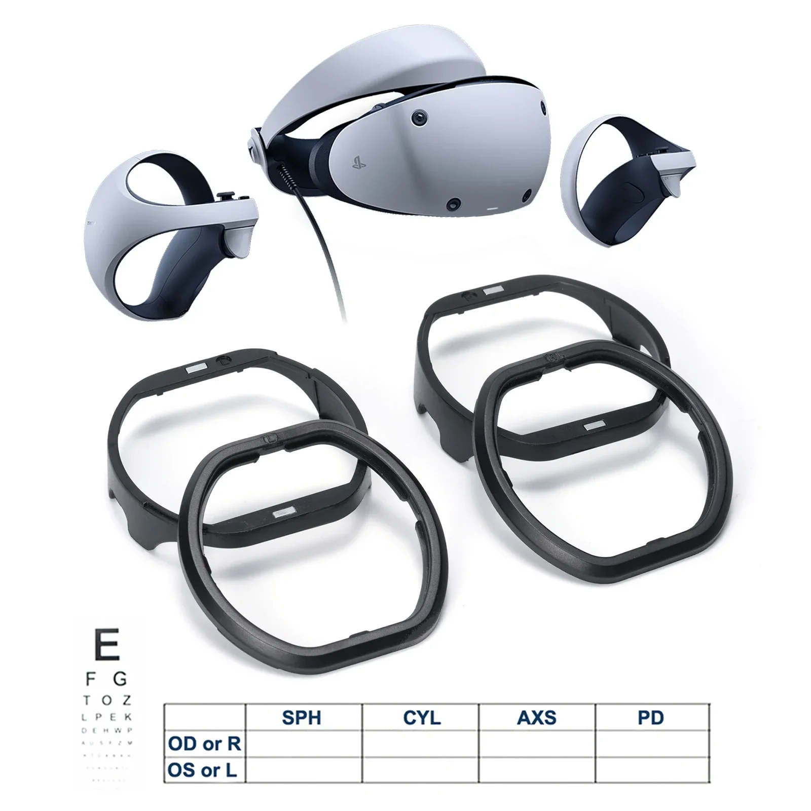 PSVR2 Myopia Lens Anti Blue Magnetic Glasses Quick Disassemble Protection VR Prescription Lenses For Playstation VR2 Accessories