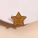 Doing My Best Enamel Pins Custom Gold Color Star Metal Badge Brooch Backpacks Shirt Lapel