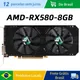 MAXSUN Original AMD Radeon RX580 8G Graphics Card GDDR5 Video Memory 256 Bit Gaming Card PCIEx16 3.0