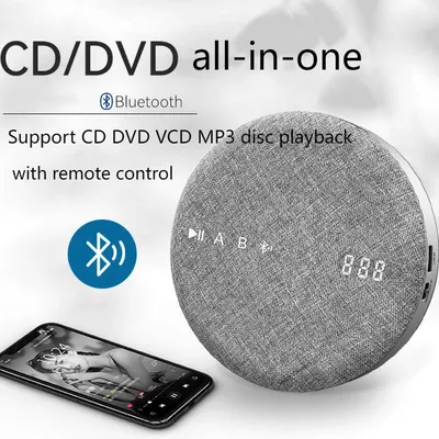 Lettore CD Bluetooth portatile di alta qualità DVD/VCD HIFI con altoparlanti musica retrò USB con