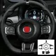 Reale Duro Adesivo In Fibra di Carbonio Per Fiat 500 Abarth 595 695 2008-2014 2015 2016 2017 2018 2019 2020 2021 2022 2023 Interni Auto