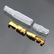 25/50/100Set 4.0 Terminale Proiettile Auto Cavo Elettrico Connettore Diametro 4mm Pin Set Femmina + Maschio + Custodia Terminale Pressa A Freddo
