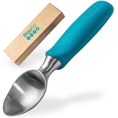 Stainless Steel Ice Cream Scoop - Professional Ice Scooper - Perfect Gift - BlauKe® - 8 inch Long