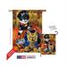 12058 Halloween Halloween Kittens 2-Sided Vertical Impression House Flag - 28 x 40 in.