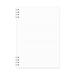 Spring Savings! Uhuya Coil Book A5 Horizontal Notebook 8-hole Hand Thickened Office Learning Notebook White