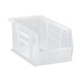 5.5 x 5 in. Plastic 1 Compartments Storage Bin Clear