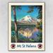 8.5 x 11 in. Mt. St. Helens C1920s Vintage Travel Poster Wall Art Multi Color
