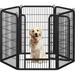 Dog Playpen Outdoor 6 Panel Dog Fence 40 Indoor Pet Pen for Large/Medium/Small Dogs Heavy Duty Pet Exercise Pen for Puppy/Rabbit/Small Animals Portable Playpen for RV Camping Garden Yard