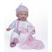 11 in. La Baby Mini Soft Body Baby Doll with Blanket & Pacifier White