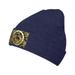 ZICANCN Clock Time Knit Beanie Hat Winter Cap Soft Warm Classic Hats for Men Women Navy Blue