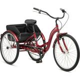 Schwinn 26 in. Meridian Comfort Adult Tricycle Burgundy